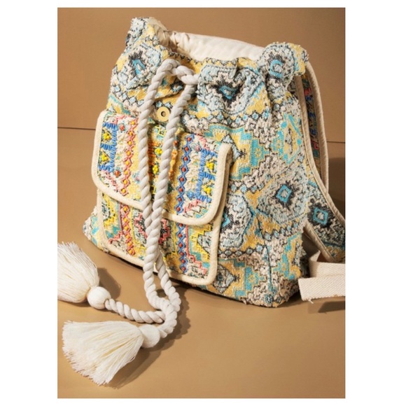 Bohemian Multicolor Backpack - Picture 7 of 13